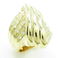 K18YG ダイヤモンドリング