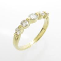 K18YG ダイヤモンドリング