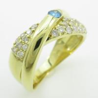 K18YG ダイヤモンドリング30％引き