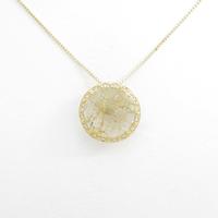 K18YG ルチルクオーツネックレス