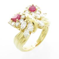 K18YG ルビーリング