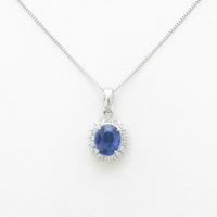 PM／PT サファイヤネックレス