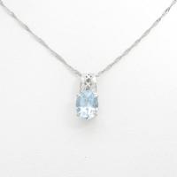 PT アクアマリンネックレス