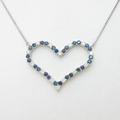PT ハート サファイヤネックレス30％引き