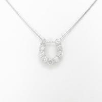 PT ホースシュー ダイヤモンドネックレス