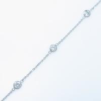 【リメイク】K18WG ダイヤモンドブレスレット