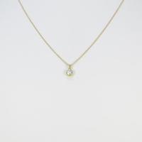 【リメイク】K18YG ダイヤモンドネックレス 0．227ct・VLY・VVS2・VERYGOOD20％引き