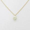 【リメイク】K18YG ダイヤモンドネックレス 0．413ct・VLY・VS2・GOOD20％引き