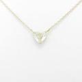 【リメイク】K18YG ダイヤモンドネックレス 0．786ct・L・SI2・ハートシェイプ