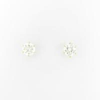 【リメイク】K18YG ダイヤモンドピアス 0．642ct・VLY・LY・VVS2・GOOD