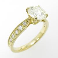【リメイク】K18YG ダイヤモンドリング 1．071ct・M・VS2・VERYGOOD