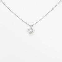 【ジュエリー在庫処分】【リメイク】プラチナダイヤモンドネックレス 0．204ct・E・VS1・EXT・H＆C25％引き