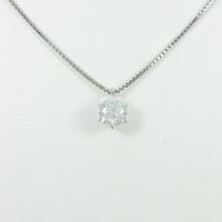 【リメイク】プラチナダイヤモンドネックレス 0．228ct・E・VS1・EXCELLENT20％引き