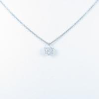 【リメイク】プラチナダイヤモンドネックレス 0．305ct・E・SI2・GOOD