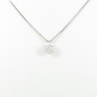【リメイク】プラチナダイヤモンドネックレス 0．321ct・F・I1・GOOD30％引き