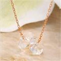 【翌日発送】ジェムケリーK10ピンクゴールドクォーツネックレス