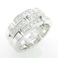 カルティエ マイヨンパンテール ハーフダイヤ リング