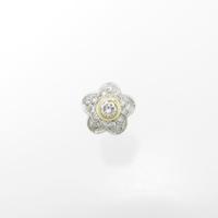 ジュエルモーダ フラワー ダイヤモンドピアス 片耳