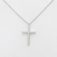 ティファニー メトロ クロス ミディアム ネックレス20％引き