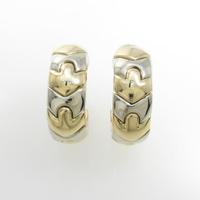 ブルガリ 750YG／750WG イヤリング