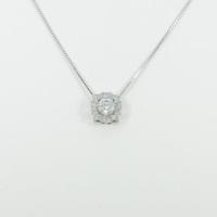 プラチナダイヤモンドネックレス 0．533ct・H・SI2・VERYGOOD30％引き