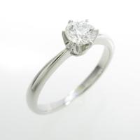 プラチナダイヤモンドリング 0．307ct・F・VVS1・3EXCELLENT H＆C30％引き