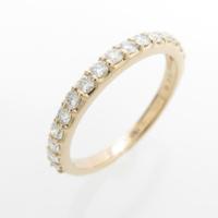 ポンテヴェキオ ハーフエタニティ ダイヤモンドリング