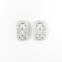 PT／K18WG ダイヤモンドピアス