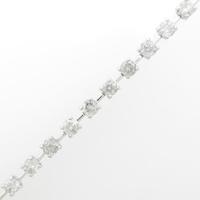 K18WG ダイヤモンドブレスレット