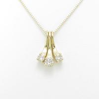 K18YG 2WAY ダイヤモンドネックレス