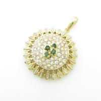 K18YG エメラルドペンダント10％引き