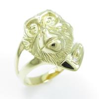 K18YG モンキー ダイヤモンドリング