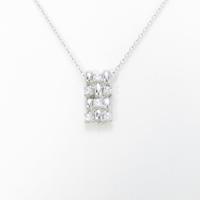 PT／K18WG ダイヤモンドネックレス