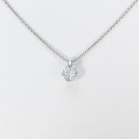 【ジュエリー在庫処分】【リメイク】プラチナダイヤモンドネックレス 0．508ct・G・I1・GOOD