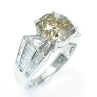 プラチナダイヤモンドリング 3．030ct・FB・I1