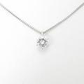 プラチナダイヤモンドネックレス 0．519ct・F・SI2・VERYGOOD10％引き