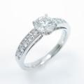【リメイク】プラチナダイヤモンドリング 0．546ct・F・VS2・EXT10％引き