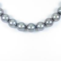 シルバークラスプ クロチョウパールネックレス