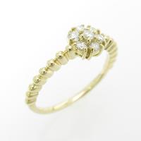 【リメイク】K18YG ダイヤモンドピンキーリング