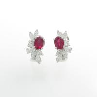 PT／K14WG ルビーピアス