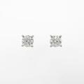 カルティエ ダイヤモンドピアス 0．23ct・0．23ct