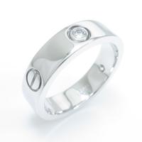 カルティエ ラブリング ハーフダイヤ