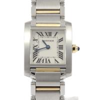 カルティエ W51007Q4 タンクフランセーズ コンビ SSxYG クォーツ