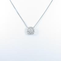 【新品】プラチナダイヤモンドネックレス 0．483ct・H・SI2・GOOD