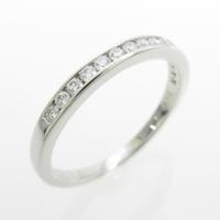 ティファニー ハーフサークル チャネルセッティング リング10％引き