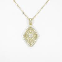 K18YG ダイヤモンドネックレス