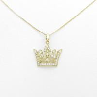 K18YG クラウン ダイヤモンドネックレス5％引き