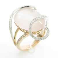 750PG／750WG ローズクオーツリング