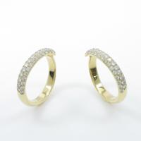 K18YG ダイヤモンドピアス