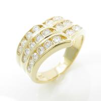 K18YG ダイヤモンドリング